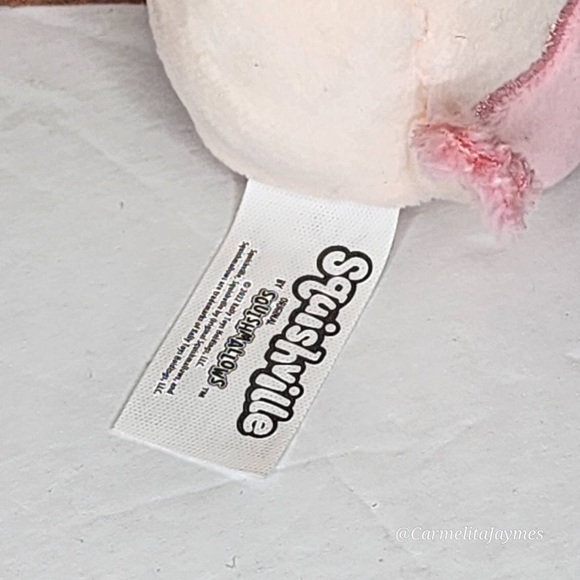 RESHMA 🐮 UK HTF Pink & Cream Cow Squishville Original Squishmallow ☆ NWT ☆ - Picture 4 of 4